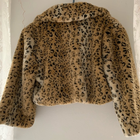 vintage faux fur jacket - Picture 2 of 3